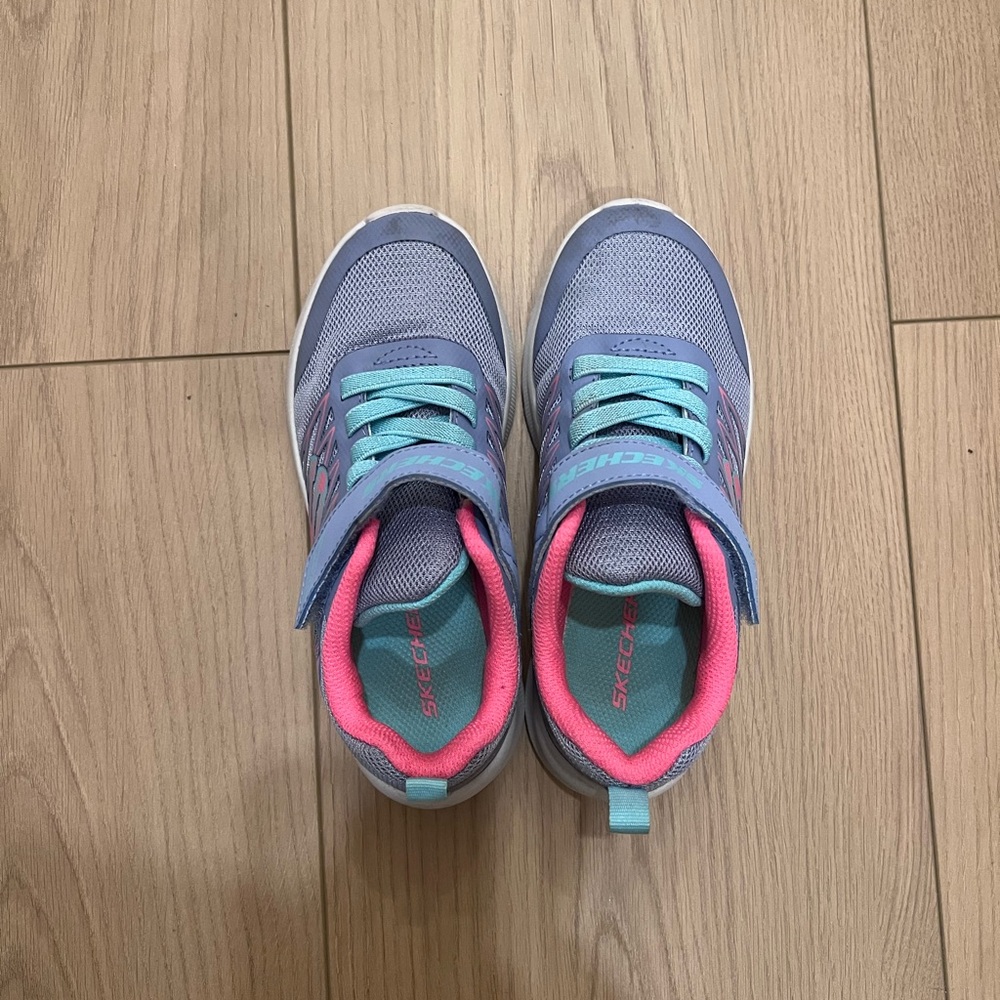 Skechers Kids' Blue and Pink Sneakers